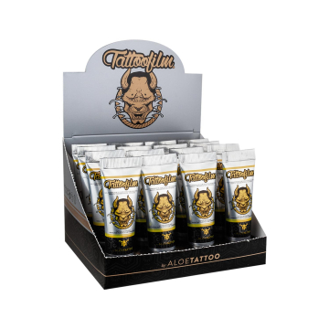 Aloe Tattoo Tattoofilm New Formula - 15 ml - Display Set of 16