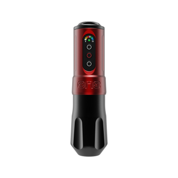 FK Irons One Tattoo Machine 4.0 mm Stroke - Yomico Red/Black