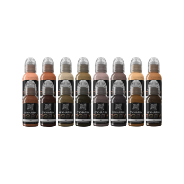 World Famous Limitless Tattoo Ink - Sasha O'Kharin RGBY Set - 16x 30 ml World Famous Limitless Tattoo Ink - Sasha O'Kharin RGBY Set - 16x 30 ml