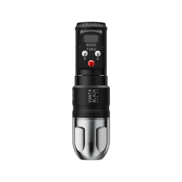Musotoku Mercury Wireless Tattoo Machine - Vanta Black, 3.8mm