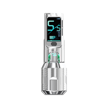 OG FURY II Wireless Tattoo Pen - Silver - 4.2mm Stroke