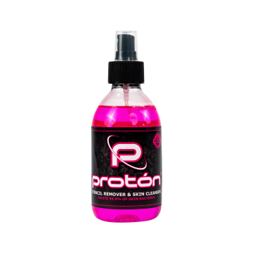 Proton Pink Stencil Remover And Skin Cleanser 250ml 8.5oz