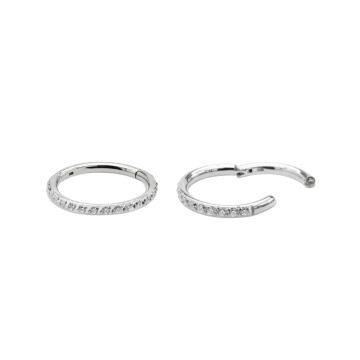 Tilum Jewelled Curve Titanium Clicker