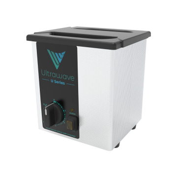 Ultrawave Ultrasonic Cleaner 1.5L Heated model U100H with timer knob and power switch