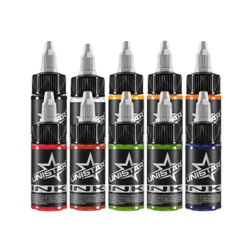 UNISTAR Colours™ Ink - Top Basic Set 10 x 30ml (1oz)