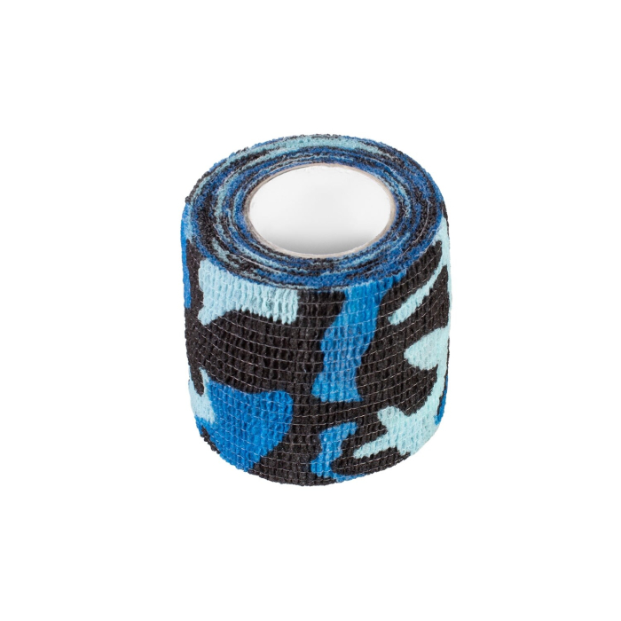 Killer Ink grip wrap roll in marine camouflage pattern with blue and black colors.