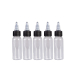 Pack of 5 Plastic Tattoo Ink Bottles (multiple sizes)