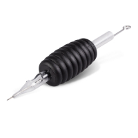 25 kpl kertakäyttö grippi boxi / 19mm Round gripit ja valmiiksi pakatut Precision Bug Pin Round Shader neulat