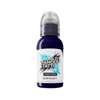World Famous Limitless Tattoo Ink - Dark Blue 3 30ml