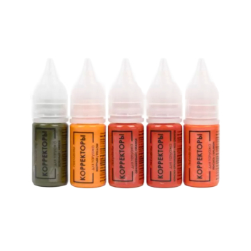 Brovi PMU Pigments - Correctors Set - 10ml
