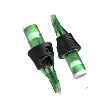 Box of 20 Ghost HEX Needle Cartridges Soft Edge Magnum - Long Taper