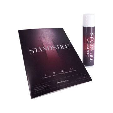 StandStill Transfer Film and Adhesive Stencil Spray