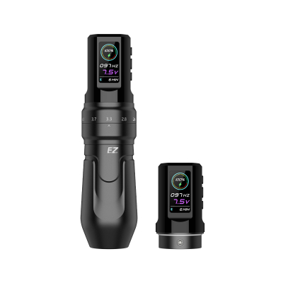 REFURBISHED - EZ P3 Pro Wireless Tattoo Pen with Additional Battery - Black