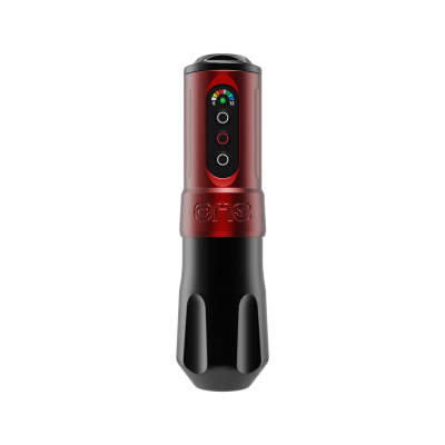 FK Irons One Tattoo Machine 4.0 mm Stroke - Yomico Red/Black