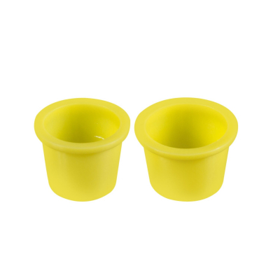 Bag of 250 Yellow Ink Cups - Made in Germany (multiple sizes)