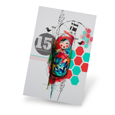 RemixIt Design (Ivana Tattoo Art) - Matrioshka Doll Print (Limited Edition)