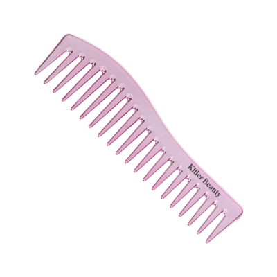 Killer Beauty Large Metallic Comb - Pink