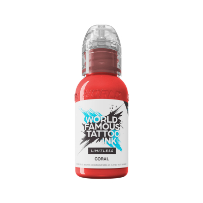 World Famous Limitless Tattoo Ink - Coral 30 ml