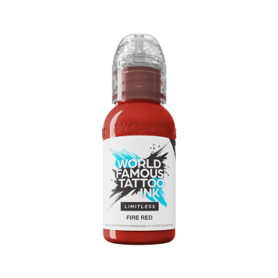 World Famous Limitless Tattoo Ink - Fire Red 30 ml