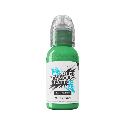 World Famous Limitless Tattoo Ink - Mint Green 30 ml