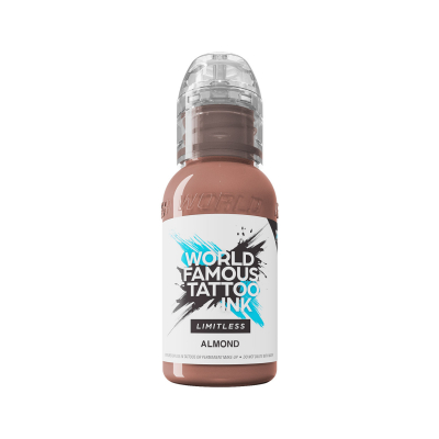 World Famous Limitless Tattoo Ink - Pink Ribbon - Almond - 30 ml