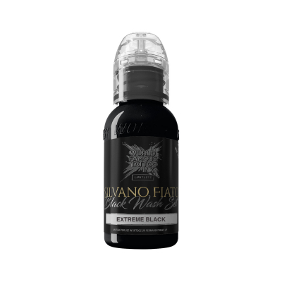 World Famous Limitless Tattoo Ink - Silvano Fiato - Extreme Black - 30 ml