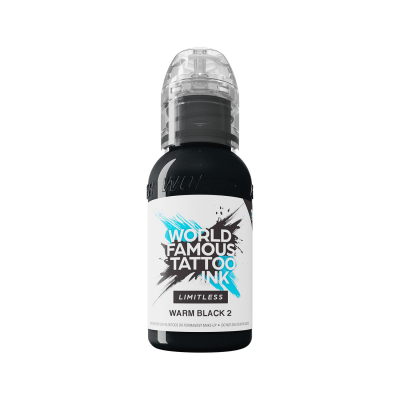 World Famous Limitless Tattoo Ink - Warm Black 2 30 ml