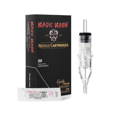 Box of 20 Magic Moon Cartridges 0.35MM Round Liner Medium Taper