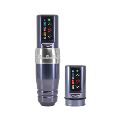 Microbeau Spektra Flux S PMU Permanent Makeup Machine with Additional Powerbolt - Gunmetal
