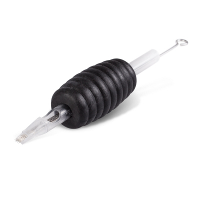 5kpl kertakäyttö grippi  / 19mm  Flat gripit ja valmiiksi pakatut  Precision Flat neulat
