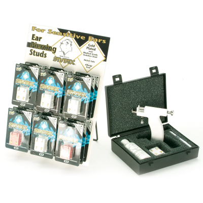 Studex Plus Instrument Kit with Display Stand and 18 Pairs of Studs