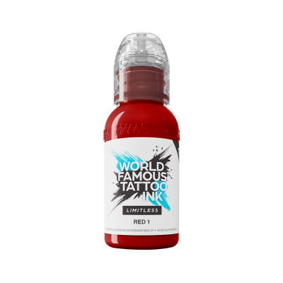 World Famous Limitless Tattoo Ink - Red 1  30ml