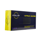 Image of Box of 100 Stellar Nitrile Black Gloves