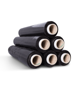Black Pallet Stretch Shrink Wrap (400mm x 200m)