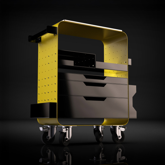 Impala Workstation by Kwadron - Yellow (EU)