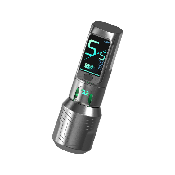 OG FURY II Wireless Tattoo Pen - Gray - 4.2mm Stroke