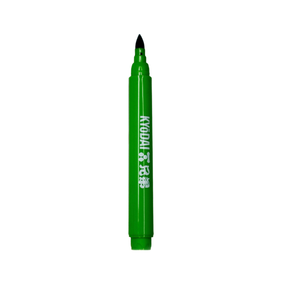 Pack of 5 Kyodai Firm Tip Brush Pen - Midori Green