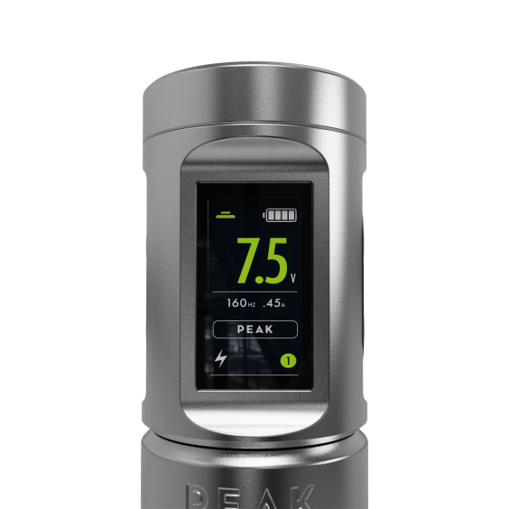 Battery for the Peak Solice Pro V2 Wireless Machine - Matte Silver